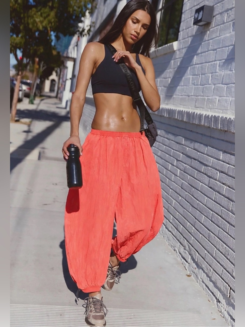 FP Movement On It Balloon Pants in Coral Pink